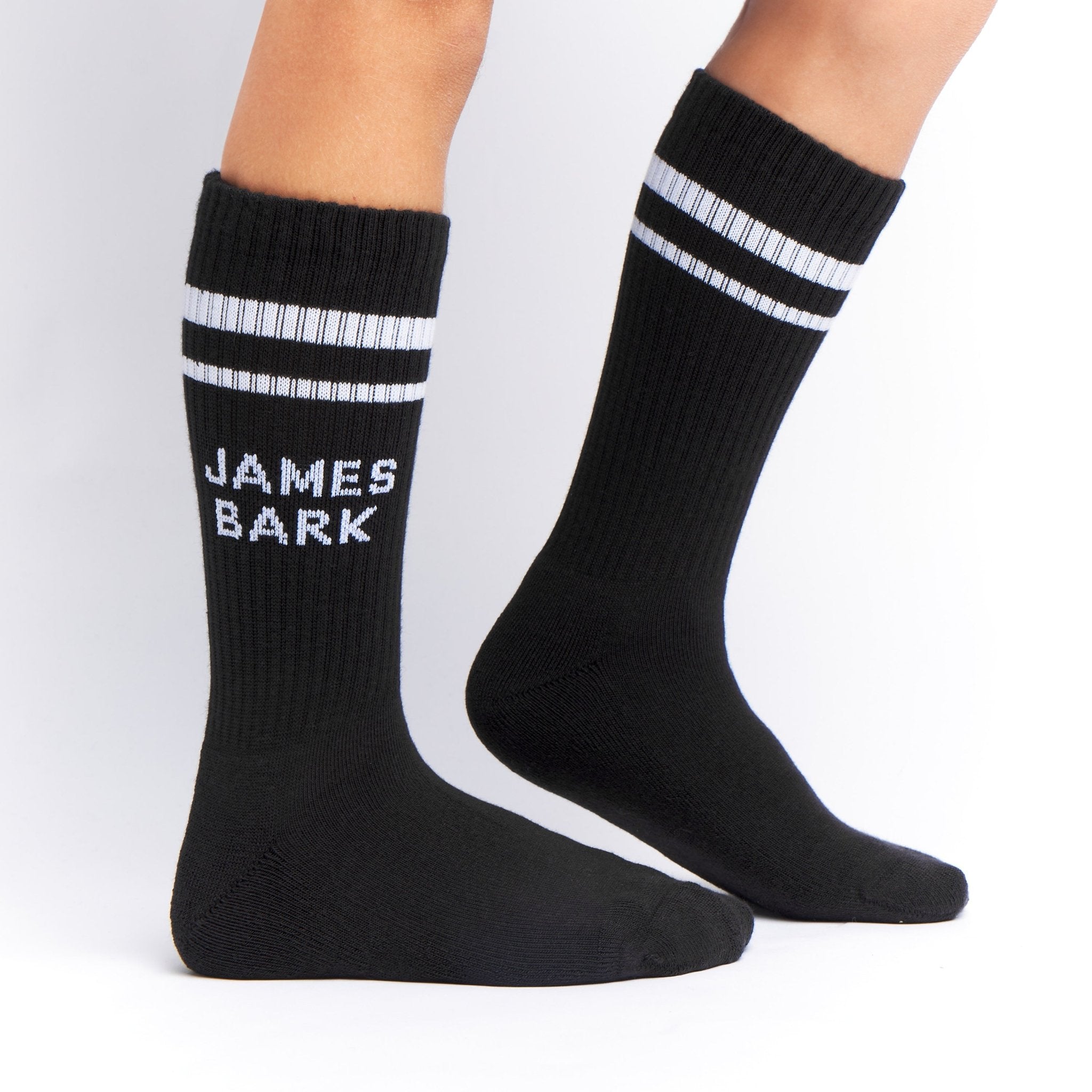 Kid's Logo Sport Striped Socks - JAMES BARK