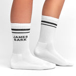 Kid's Logo Sport Striped Socks - JAMES BARK