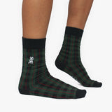 Kids' Plaid Printed Socks - JAMES BARK