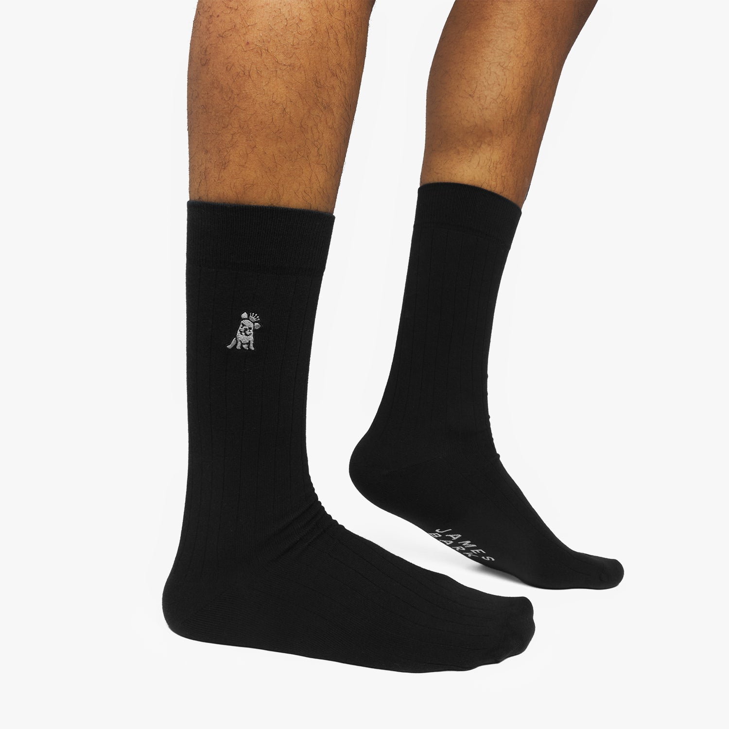 Men's 3 - Pack Knit Socks — BLK/NAVY/BLUE - JAMES BARK