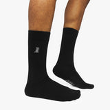 Men's 3 - Pack Knit Socks — BLK/NAVY/BLUE - JAMES BARK