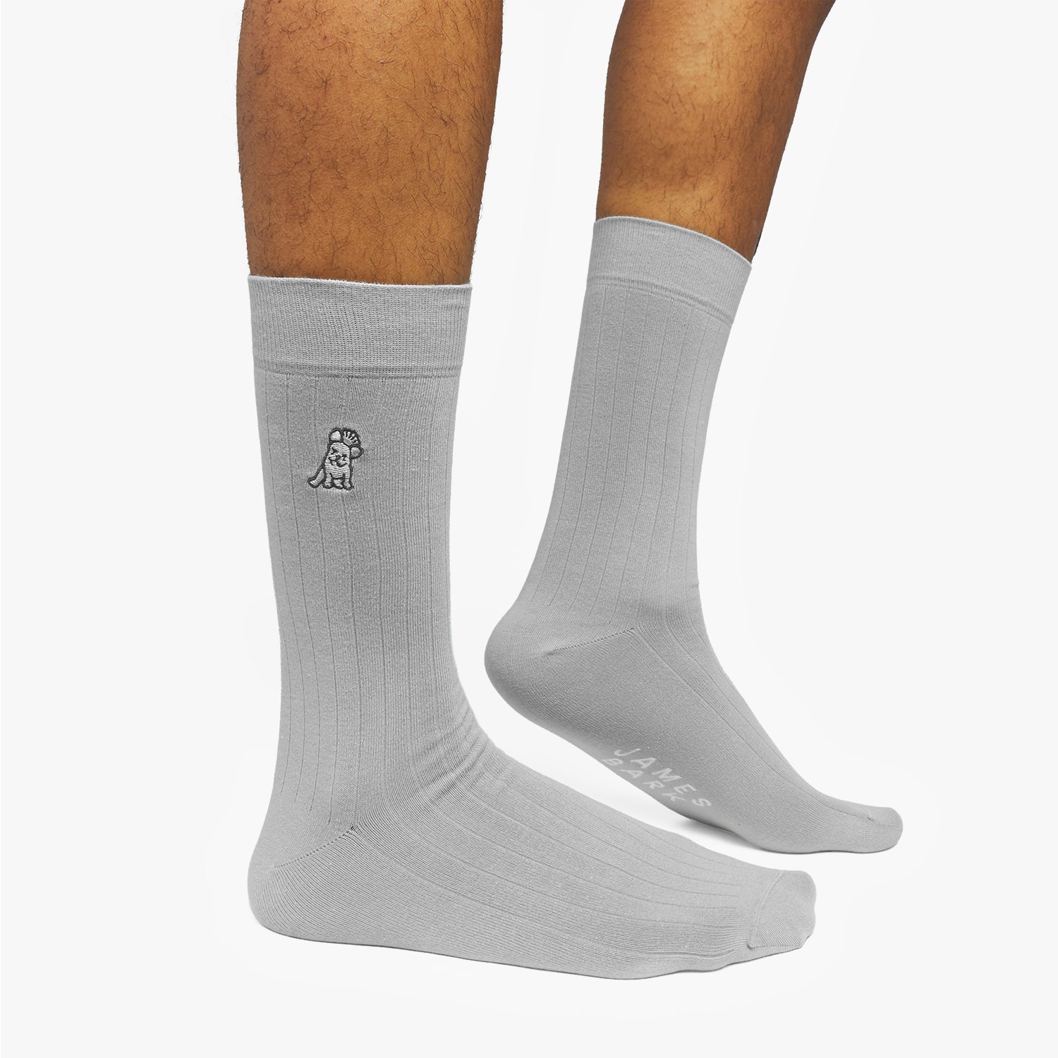 Men's 3 - Pack Knit Socks — GR/BLK/BG - JAMES BARK
