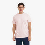 Men's Crew Neck Jersey T-Shirt — Mauve Morn/Pink - JAMES BARK