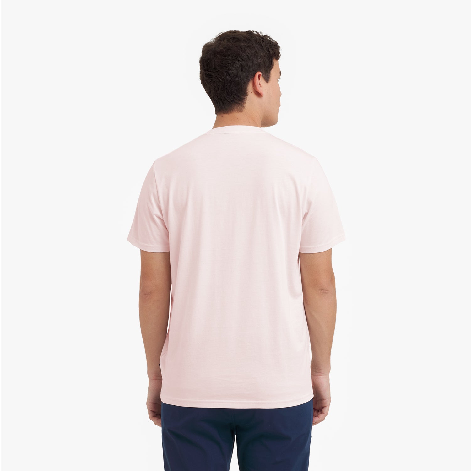 Men's Crew Neck Jersey T-Shirt — Mauve Morn/Pink - JAMES BARK