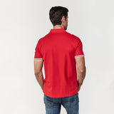 Men's Striped Accents Polo Shirt