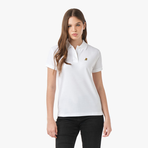 売れ筋商品|||ラルフローレン カットソー トップス レディース Women's Patchwork Piqu Polo Shirt White Designer Ralph Lauren Patchwork for Women - Up to 52% off | Lyst