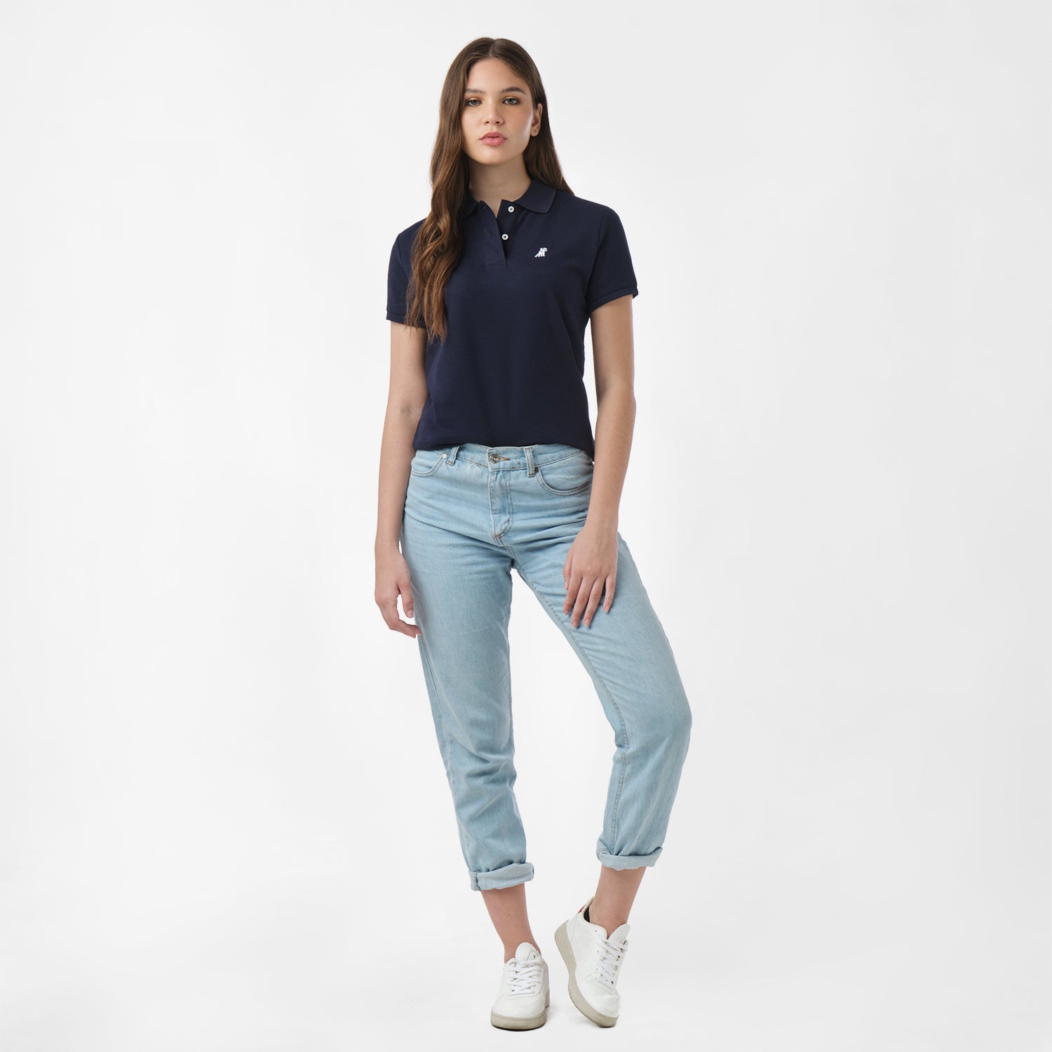 Women's Regular Fit Polo Shirt-JAMES BARK