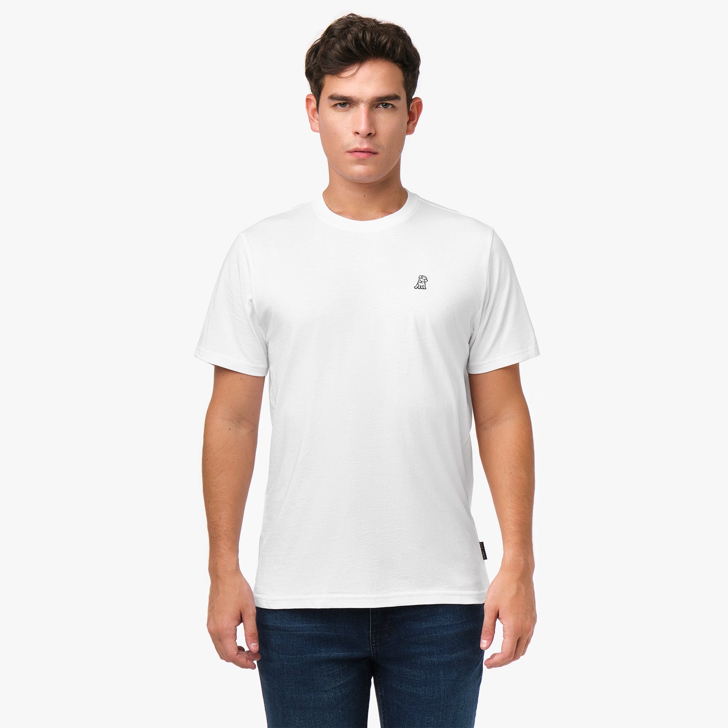 Men's Crew Neck Jersey T-Shirt-JAMES BARK