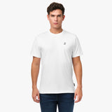 Men's Crew Neck Jersey T-Shirt in color Brilliant White