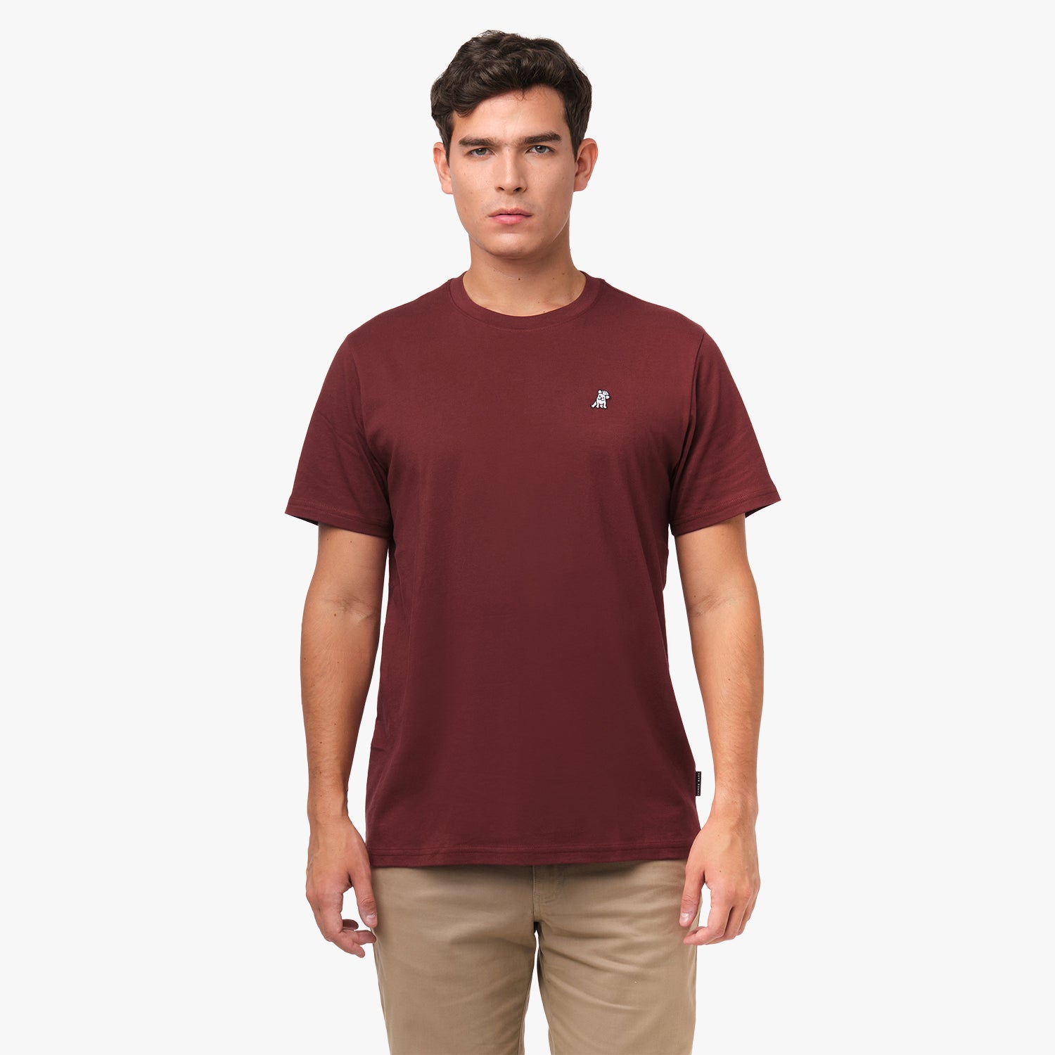 Men's Crew Neck Jersey T-Shirt-JAMES BARK