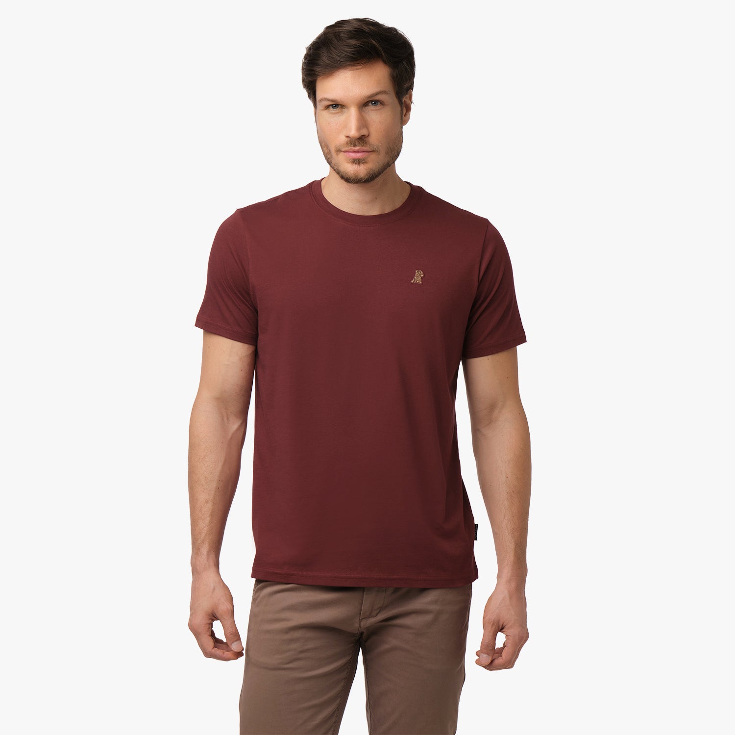 Men's Crew Neck Jersey T-Shirt-JAMES BARK