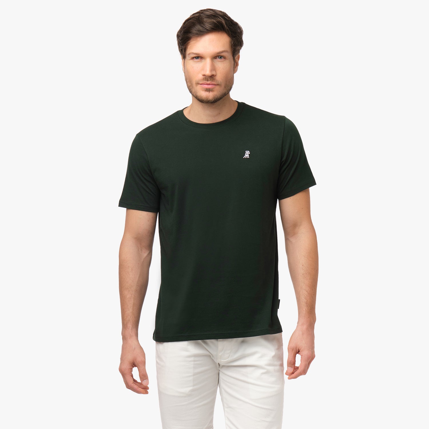 Men's Crew Neck Jersey T-Shirt-JAMES BARK