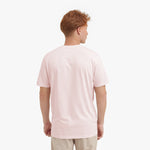 Men's Crew Neck Jersey T-Shirt — Mauve Morn/White - JAMES BARK