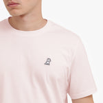 Men's Crew Neck Jersey T-Shirt — Mauve Morn/White - JAMES BARK