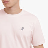 Men's Crew Neck Jersey T-Shirt — Mauve Morn/White - JAMES BARK