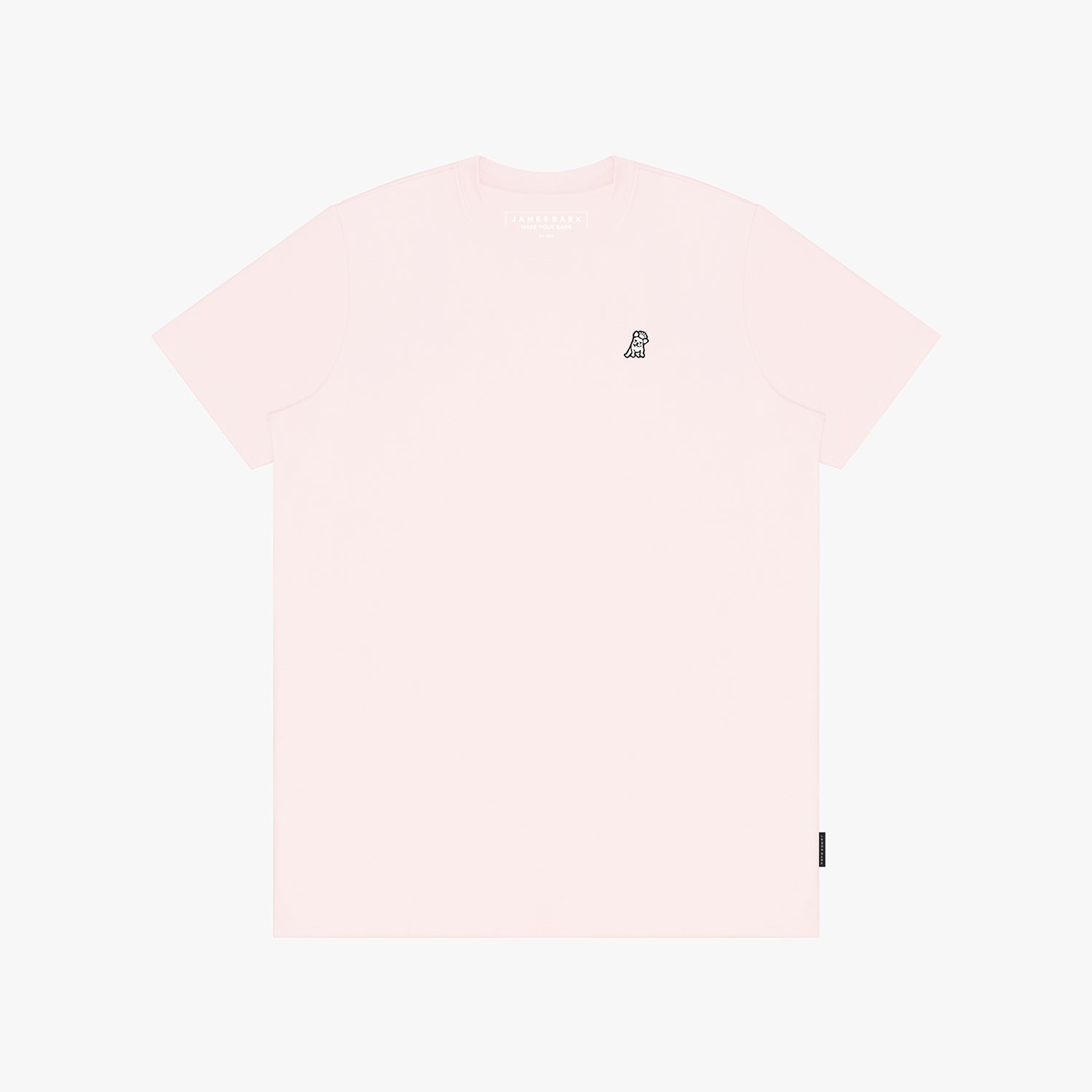 Men's Crew Neck Jersey T-Shirt — Mauve Morn/White - JAMES BARK