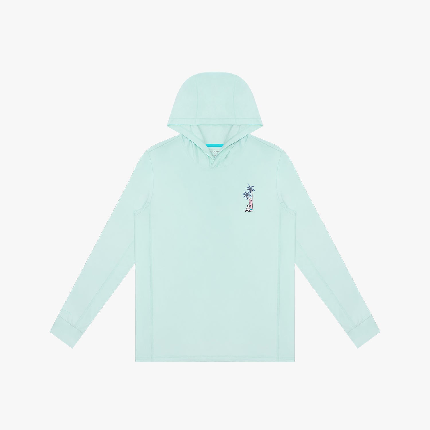 Kids' Hooded Rashguard — Blue Glass - JAMES BARK