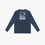 Kids' Crew Neck Rashguard — Dress Blue - JAMES BARK