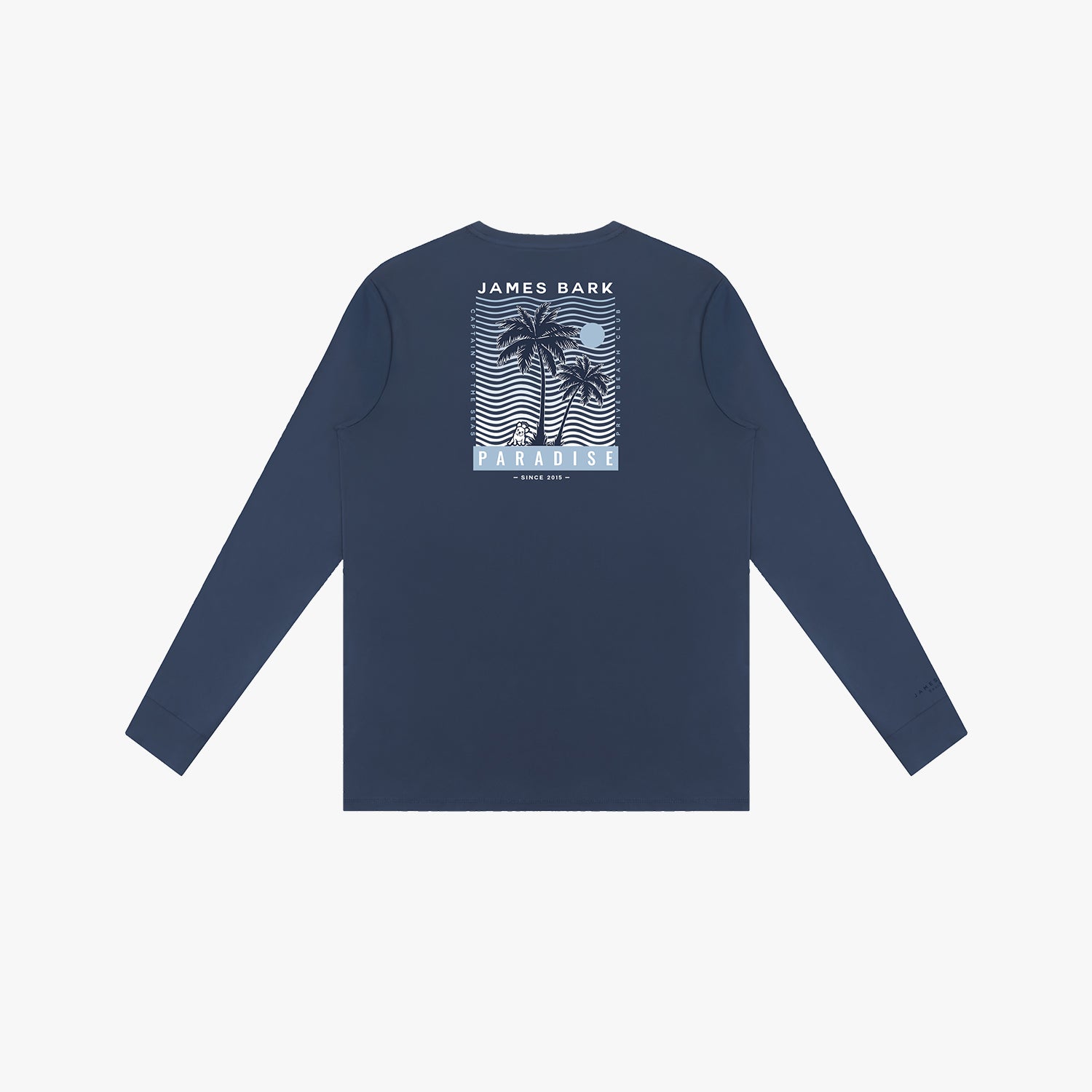 Kids' Crew Neck Rashguard — Dress Blue - JAMES BARK