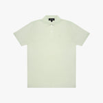 Light green polo shirt on a white background