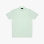 Light green polo shirt on a white background