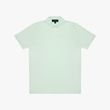 Light green polo shirt on a white background