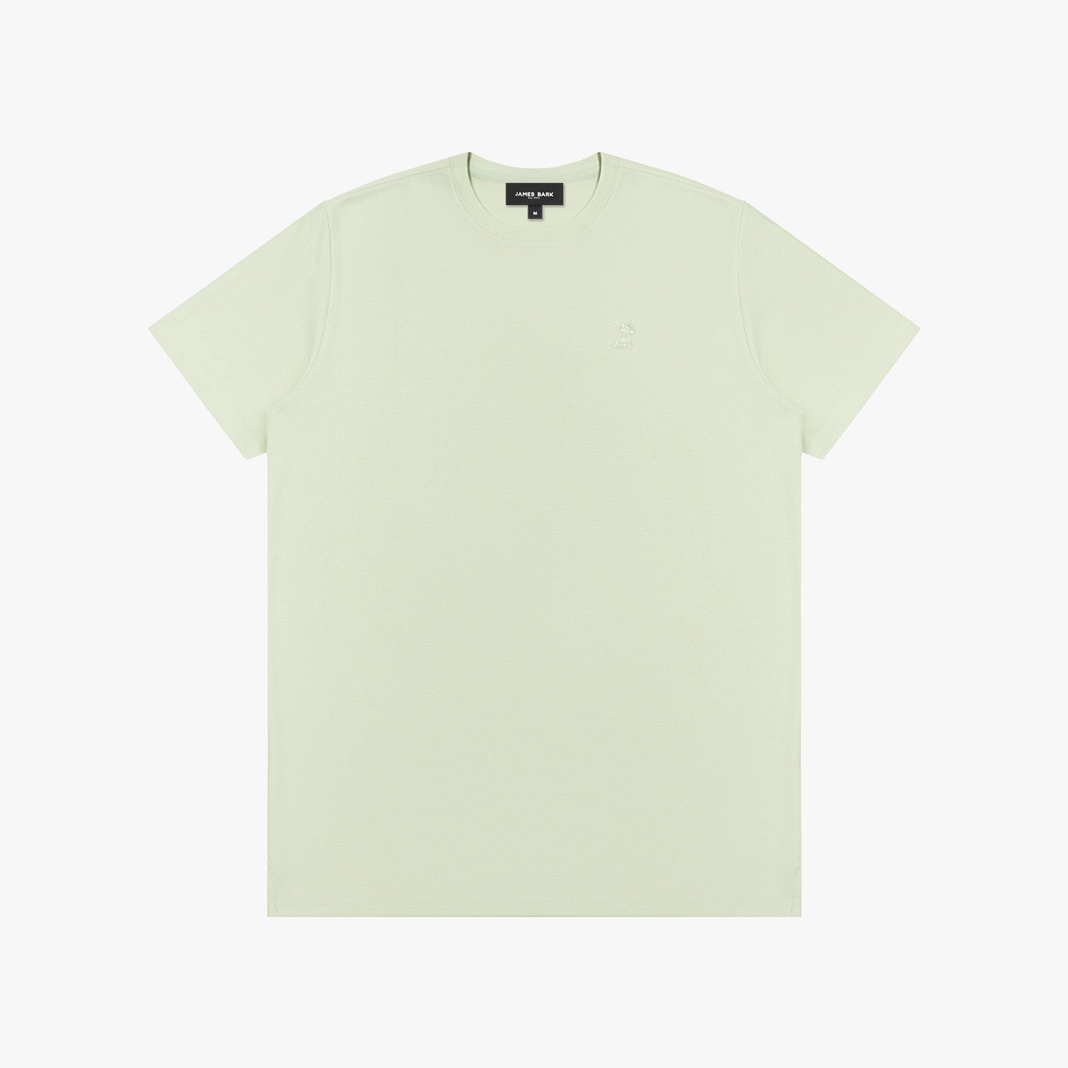 Light green t-shirt on a white background