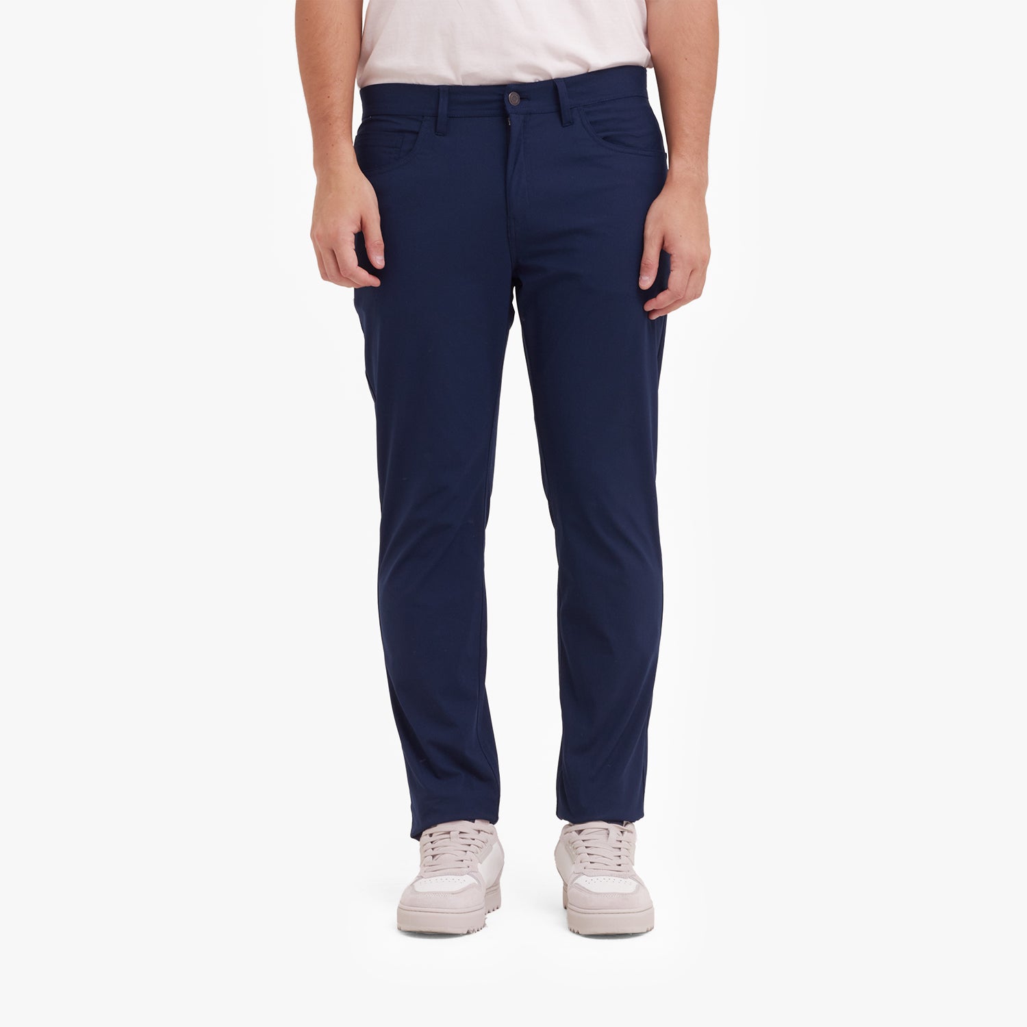 Men’s Sorona® Stretch Chino Pants — Dress Blue - JAMES BARK