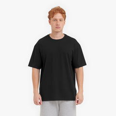 Men's Relaxed Pima Cotton T-Shirt — Black Beauty - JAMES BARK