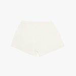 Displays the back of the shorts laid flat, showcasing a clean design with minimal details.