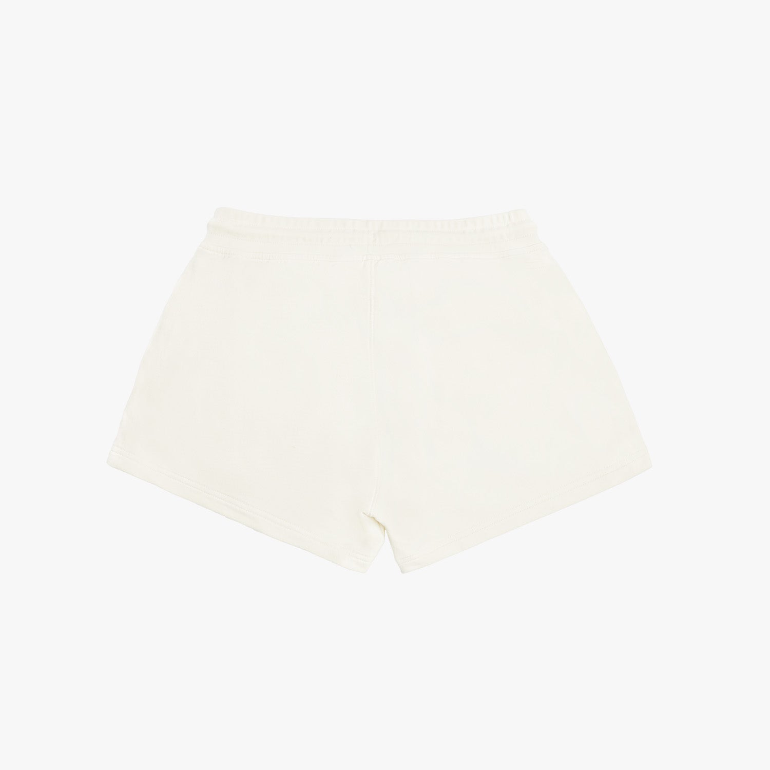 Displays the back of the shorts laid flat, showcasing a clean design with minimal details.