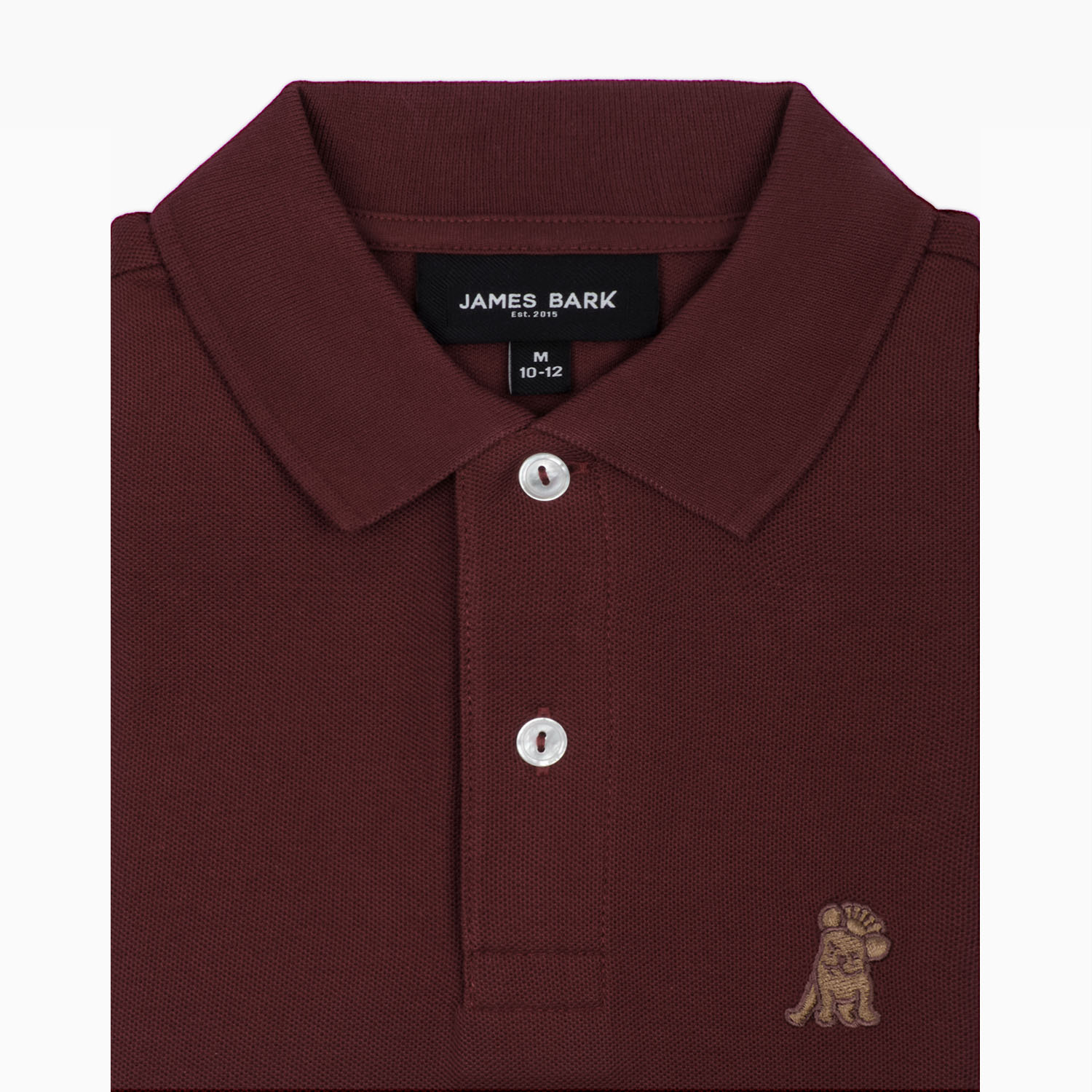 Jimmy Bark Kids' Polo Shirt — Cabaret/Cocoa | JAMES BARK