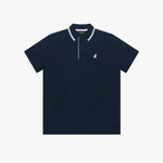 Men's Stripe Collar Polo Shirt - JAMES BARK