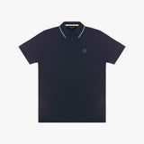 Men's Circle Patch Polo Shirt - JAMES BARK