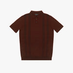 Men's Knit Polo Shirt - JAMES BARK