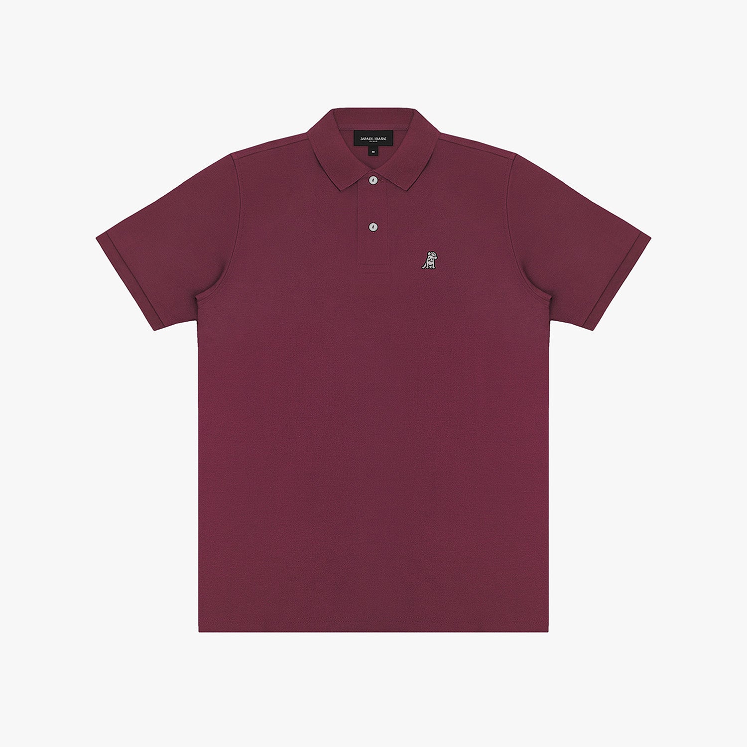 Men's Regular Fit Polo Shirt — Tawny Port/White - JAMES BARK