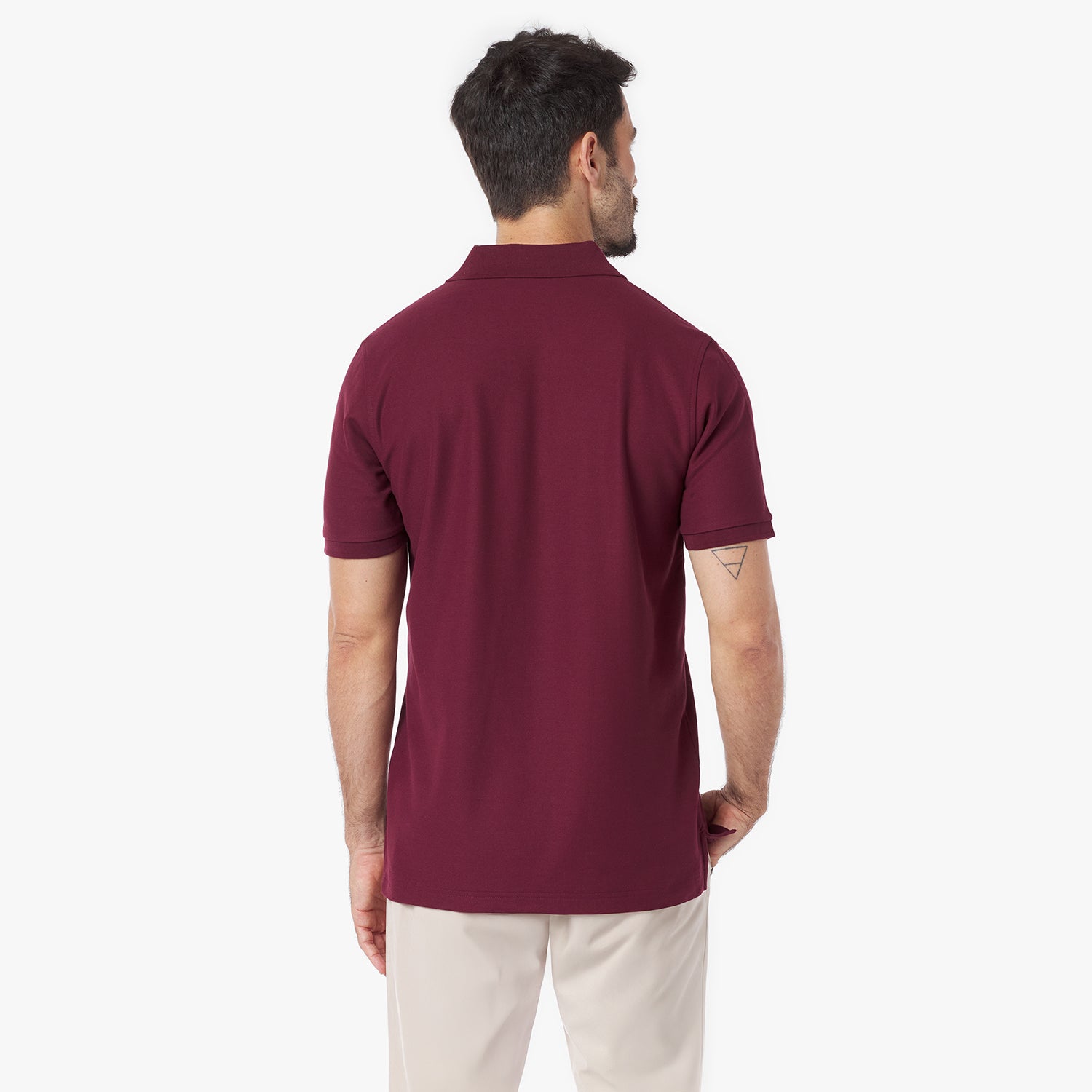 Men's Regular Fit Polo Shirt — Tawny Port/Merlot - JAMES BARK
