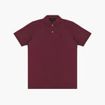 Men's Regular Fit Polo Shirt — Tawny Port/Merlot - JAMES BARK