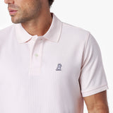 Men's Regular Fit Polo Shirt — Mauve Morn/White - JAMES BARK