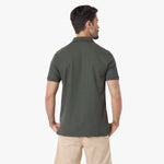 Men's Regular Fit Polo Shirt — Grape Leaf/Red - JAMES BARK