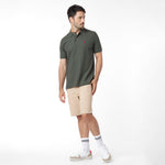 Men's Regular Fit Polo Shirt — Grape Leaf/Red - JAMES BARK