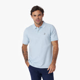 Men's Regular Fit Polo Shirt — Skyway/White - JAMES BARK