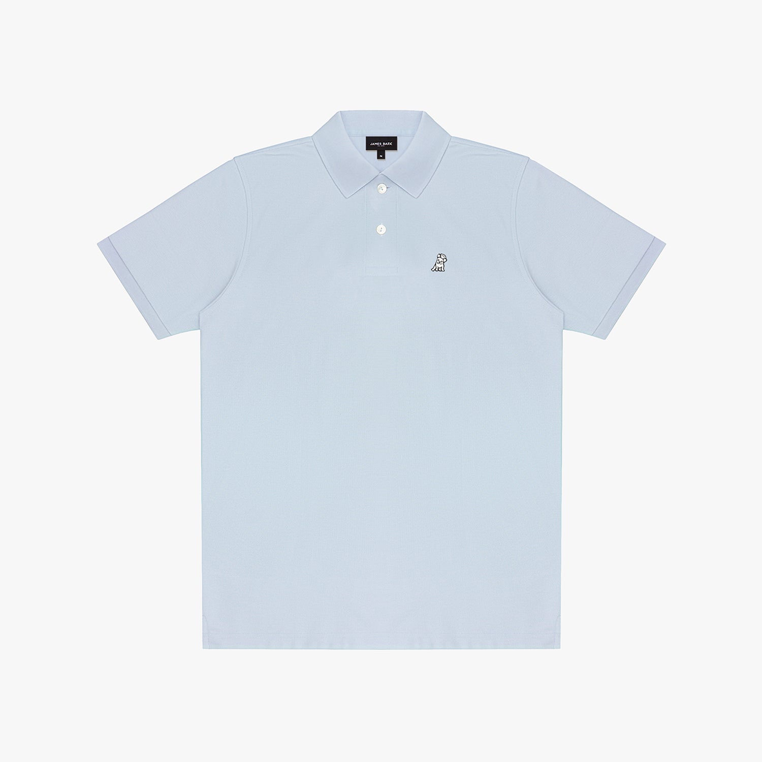 Men's Regular Fit Polo Shirt — Skyway/White - JAMES BARK