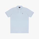 Men's Regular Fit Polo Shirt — Skyway/White - JAMES BARK