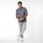 Men's Regular Fit Polo Shirt — Quiet Shade/White - JAMES BARK