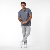 Men's Regular Fit Polo Shirt — Quiet Shade/White - JAMES BARK