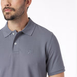 Men's Regular Fit Polo Shirt — Quiet Shade/Grey - JAMES BARK