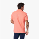 Men's Regular Fit Polo Shirt — Fusion Coral/White - JAMES BARK