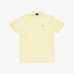 Men's Regular Fit Polo Shirt — Pale Banana/White - JAMES BARK