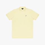 Men's Regular Fit Polo Shirt — Pale Banana/White - JAMES BARK